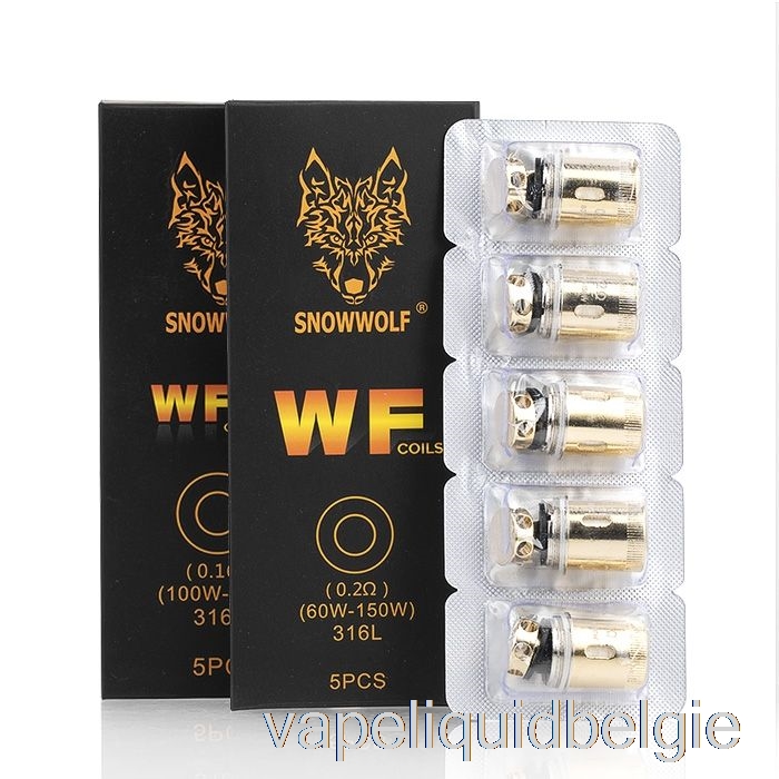 Vape België Snowwolf Wolf Wf Vervangende Spoelen 0.17ohm Wf-x1 Mesh Spoelen